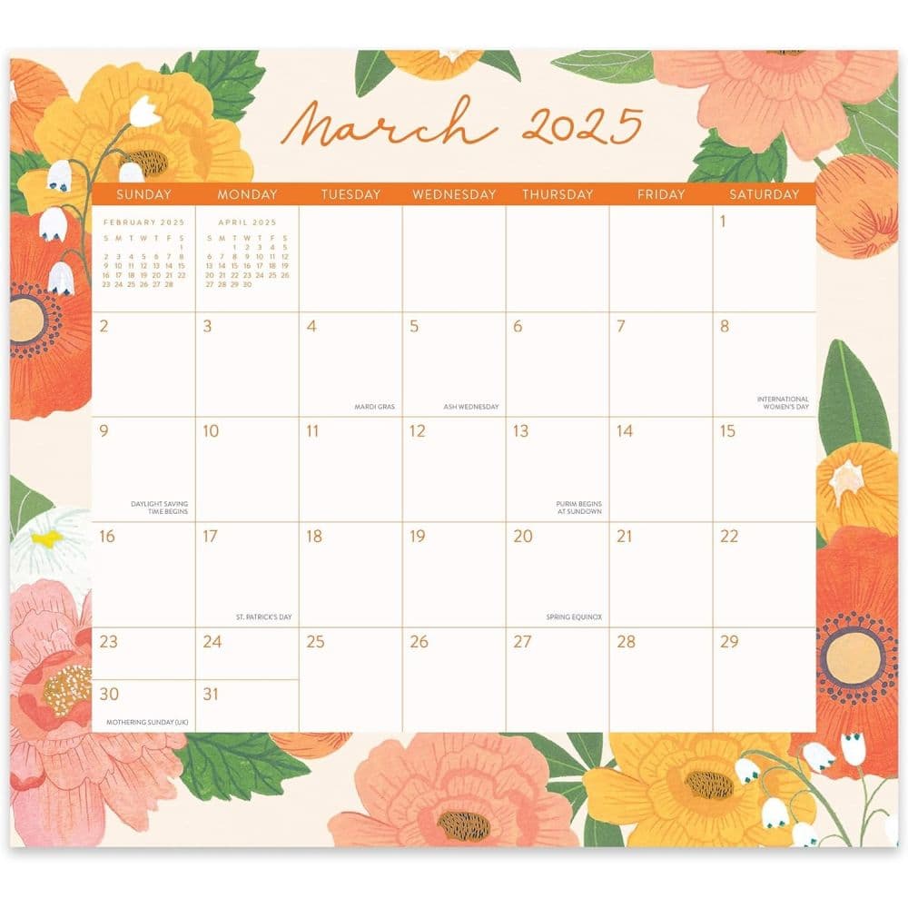 Bella Flora 2025 Calendar