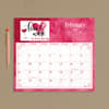 image Wine Magnetic 2025 Desk Pad Calendar Third Alternate Image