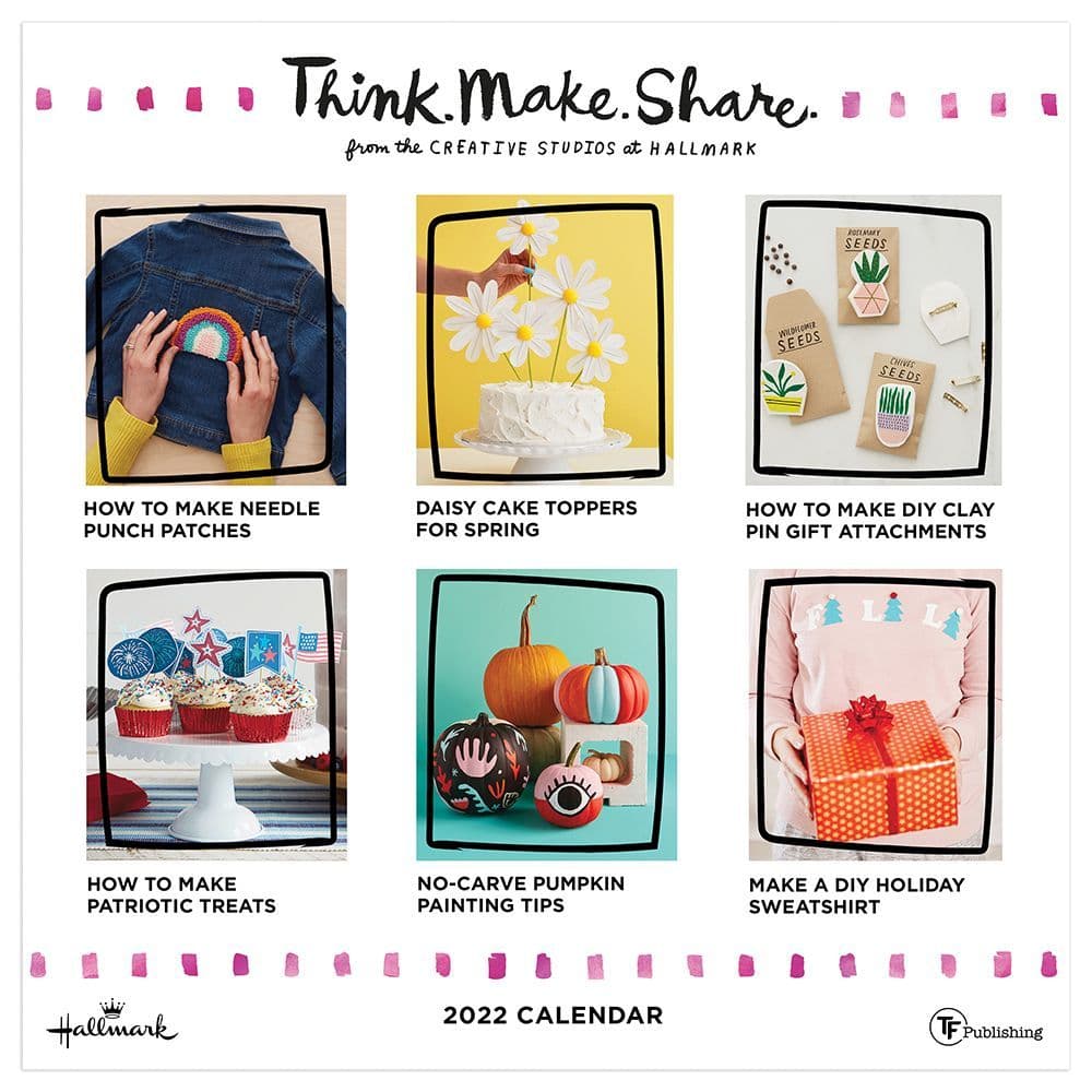 Think. Make. Share. 2022 Wall Calendar - Calendars.com