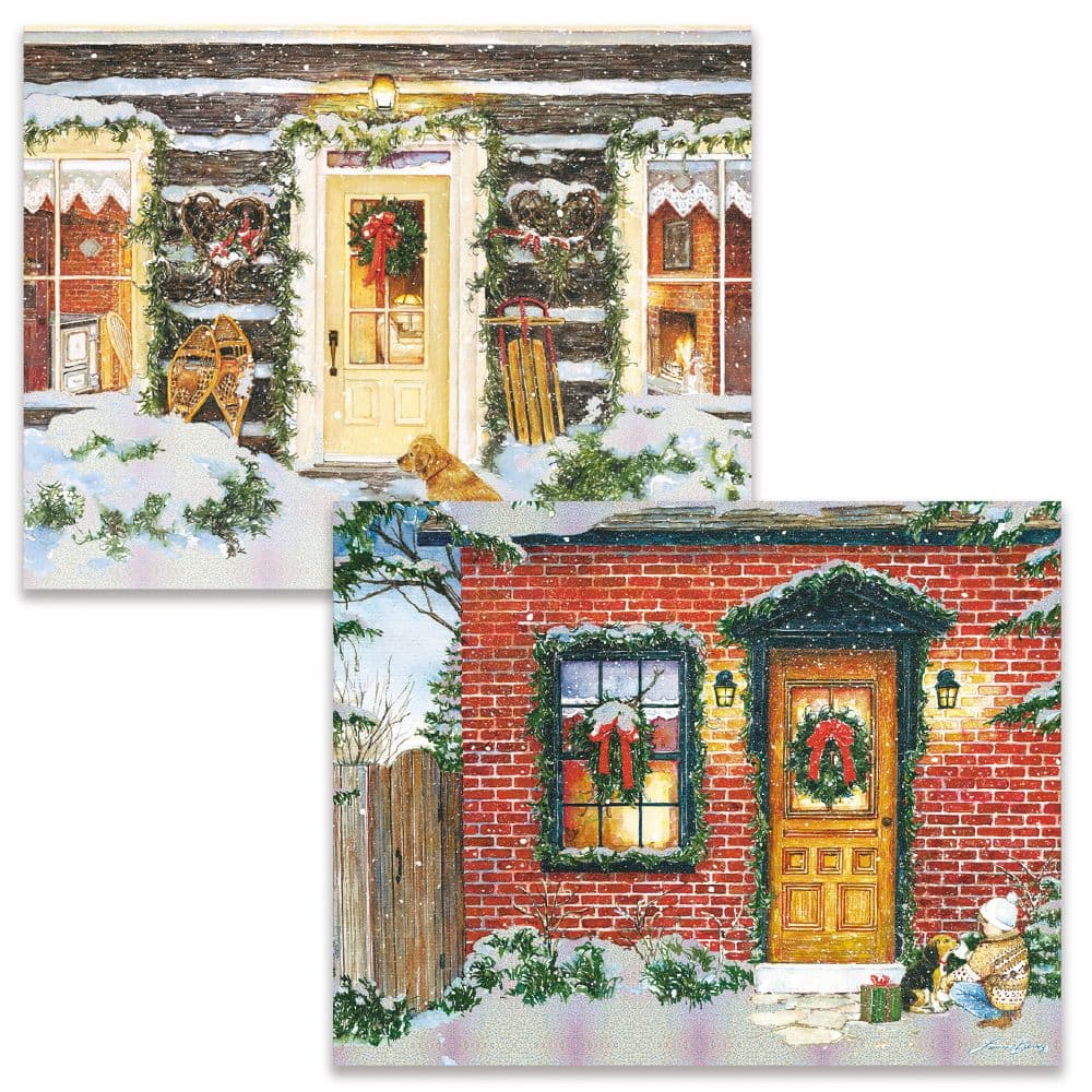 Christmas Visitor Boxed Christmas Cards Main Product Image