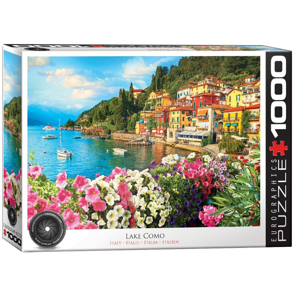 Lake Como 1000 Piece Puzzle Main Product Image width=&quot;1000&quot; height=&quot;1000&quot;