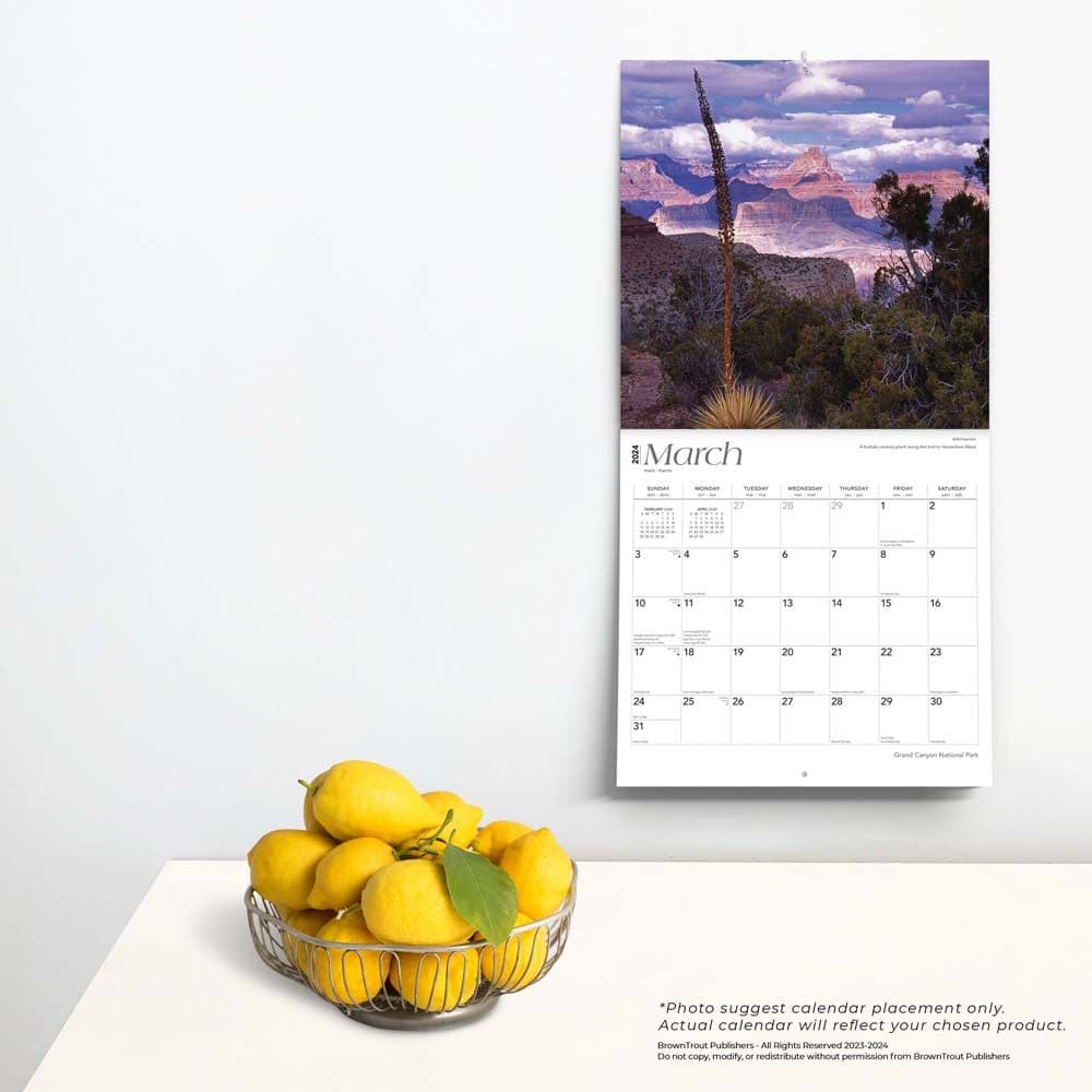 Grand Canyon National Park 2024 Wall Calendar