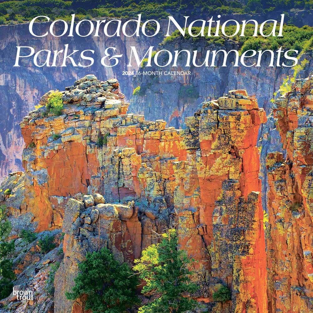 Colorado National Parks and Monuments 2024 Wall Calendar Main Product Image width=&quot;1000&quot; height=&quot;1000&quot;