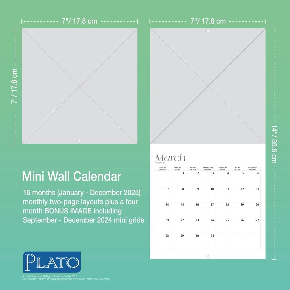 National Parks Foil 2025 Mini Wall Calendar Sixth Alternate Image width=&quot;1000&quot; height=&quot;1000&quot;