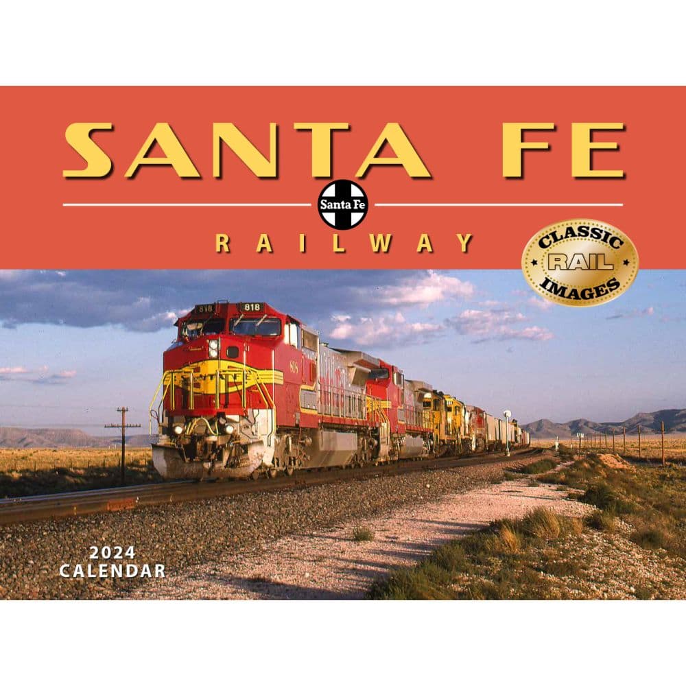 Trains Sante Fe Railroad 2024 Wall Calendar Main Image
