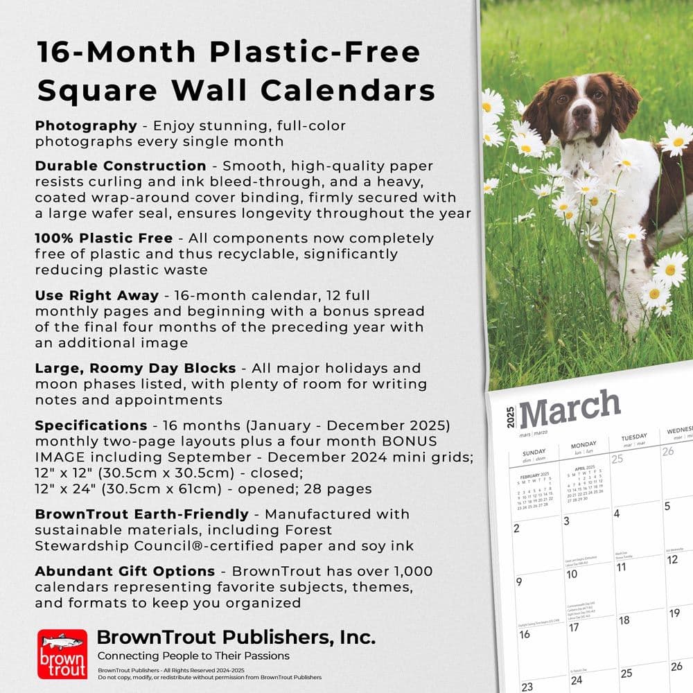 Brittanys 2025 Wall Calendar