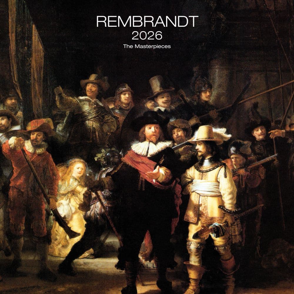 Rembrandt 2026 Wall Calendar Main Product Image