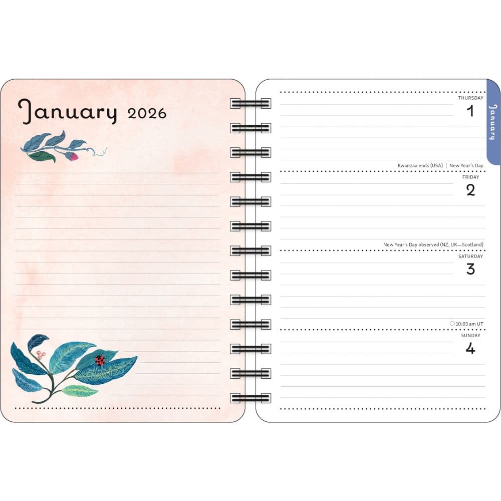 Flora and Fauna Weekly 2026 Planner Third Alternate Image