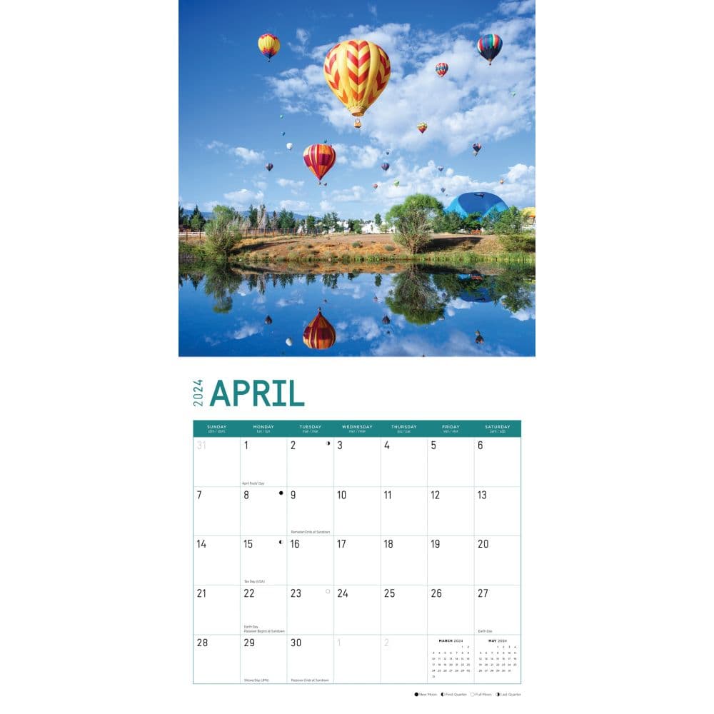Hot Air Balloons 2024 Wall Calendar Second Alternate Image width=&quot;1000&quot; height=&quot;1000&quot;