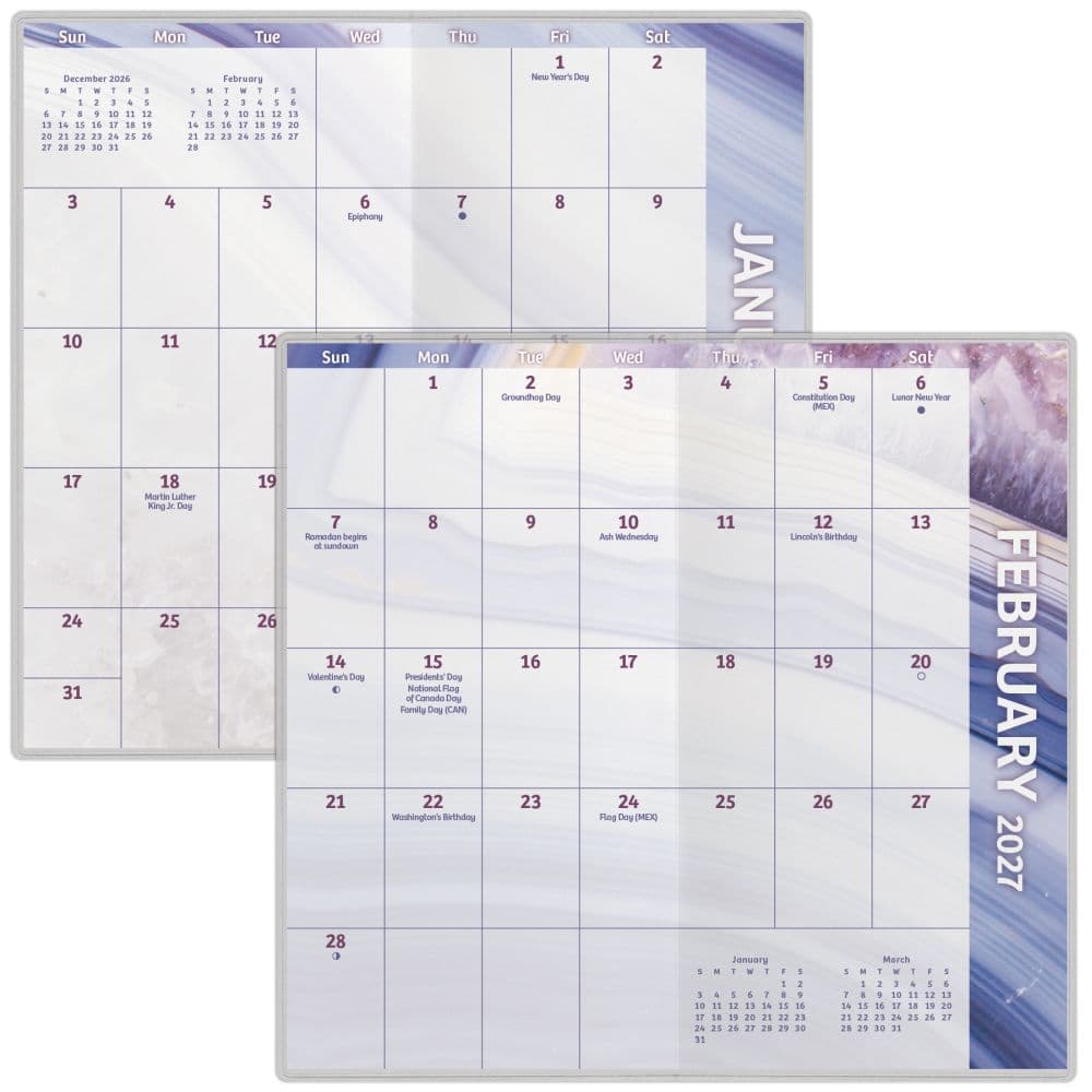 Marble 2027 Pocket Planner Eighth Alternate Image