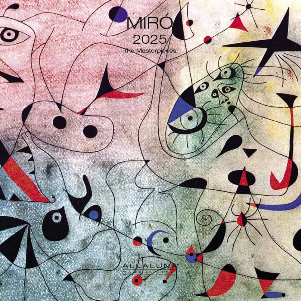 Miro 2025 Mini Wall Calendar