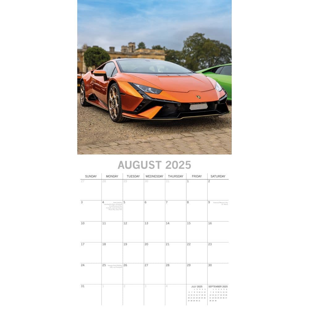 Lamborghini 2025 Wall Calendar Third Alternate Image width=&quot;1000&quot; height=&quot;1000&quot;