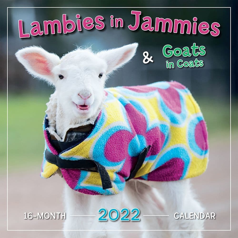 Lambies in Jammies 2022 Wall Calendar