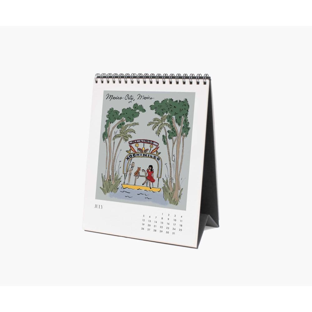 Travel Sketchbook 2026 Easel Desk Calendar Seventh Alternate Image