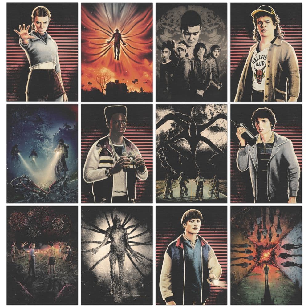 Stranger Things 2026 Slim Wall Calendar Fourth Alternate Image