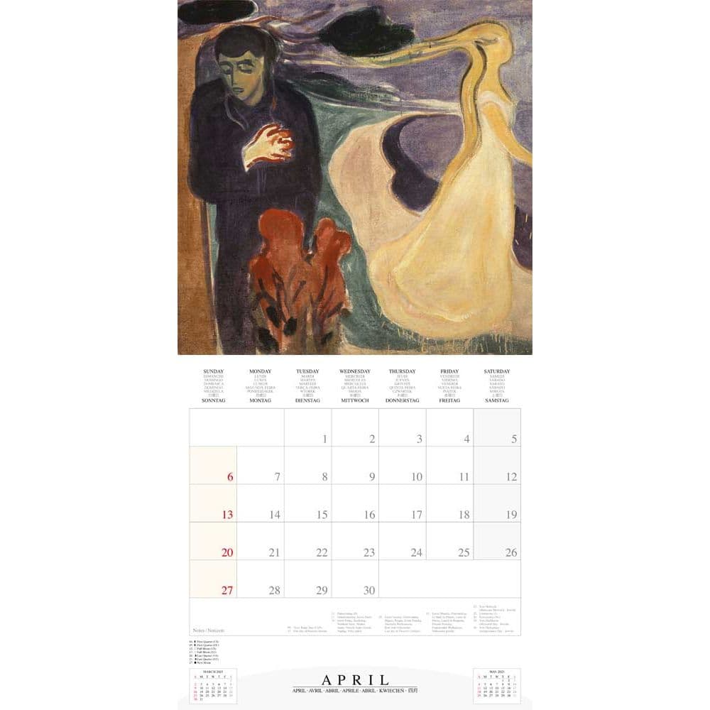 Munch 2025 Wall Calendar Fourth Alternate Image width="1000" height="1000"