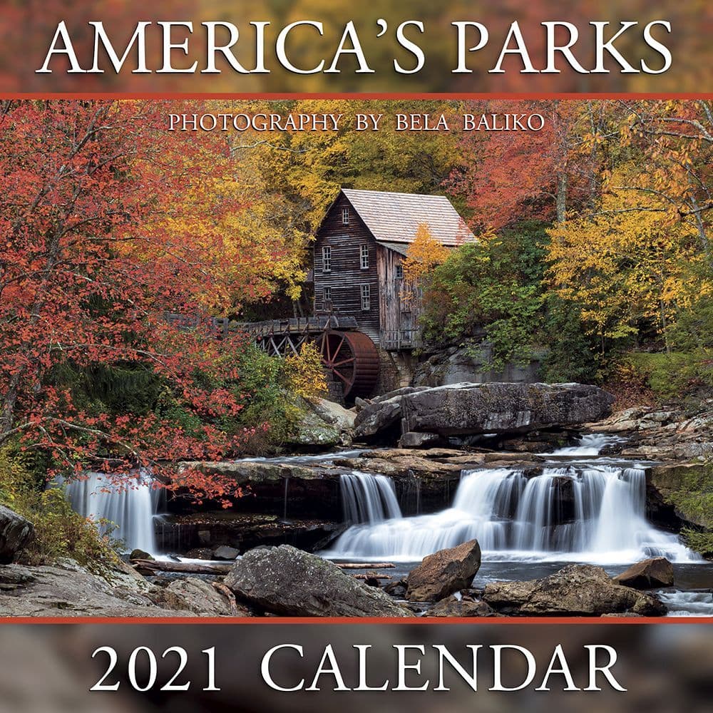 Americas Parks Wall Calendar