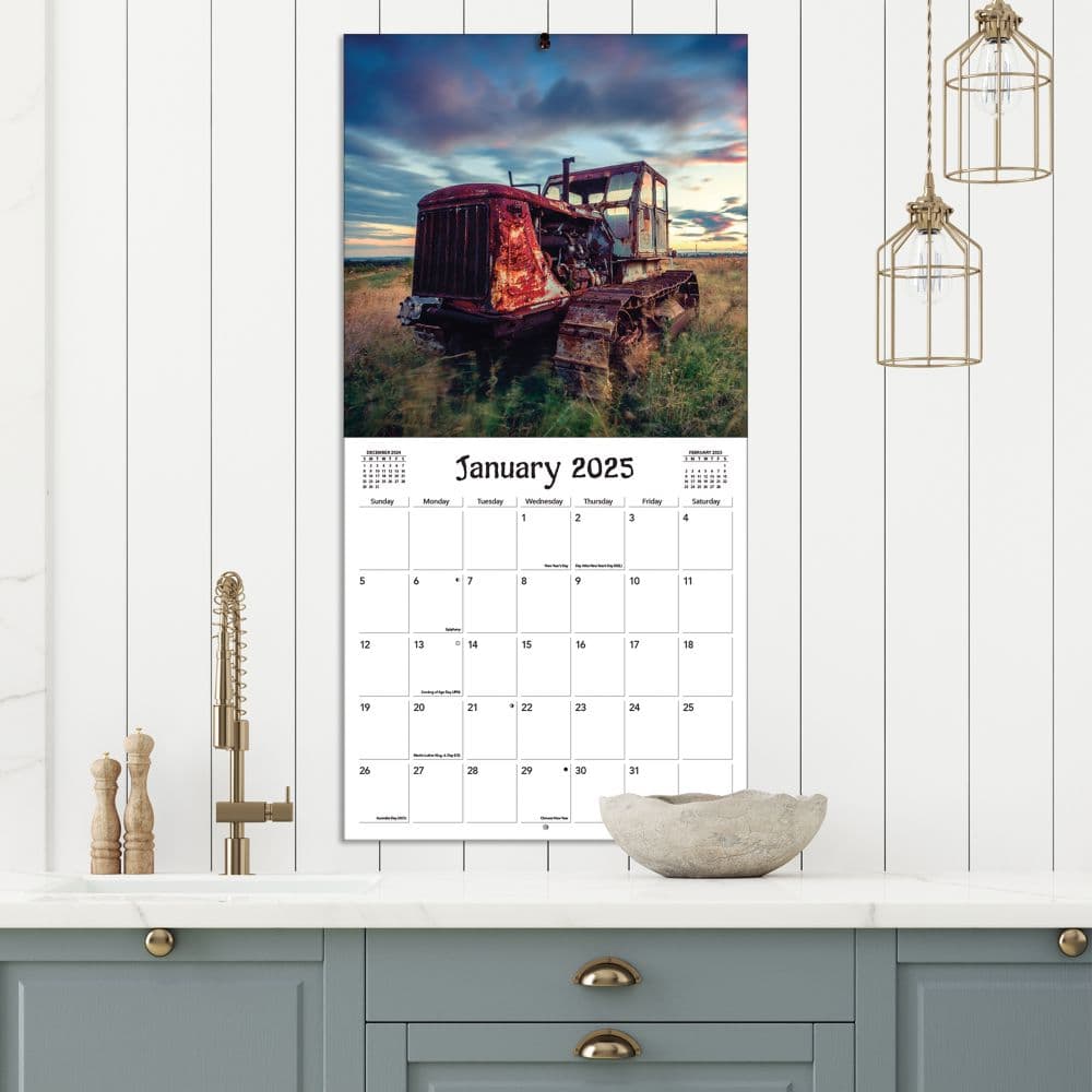 Tractors Photo 2025 Wall Calendar Fourth Alternate Image width=&quot;1000&quot; height=&quot;1000&quot;