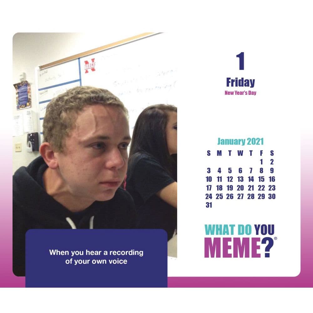 What Do You Meme Desk Calendar Calendars Com