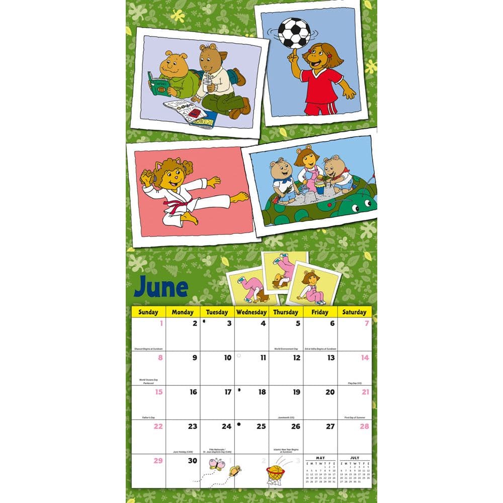 Arthur 2025 Wall Calendar