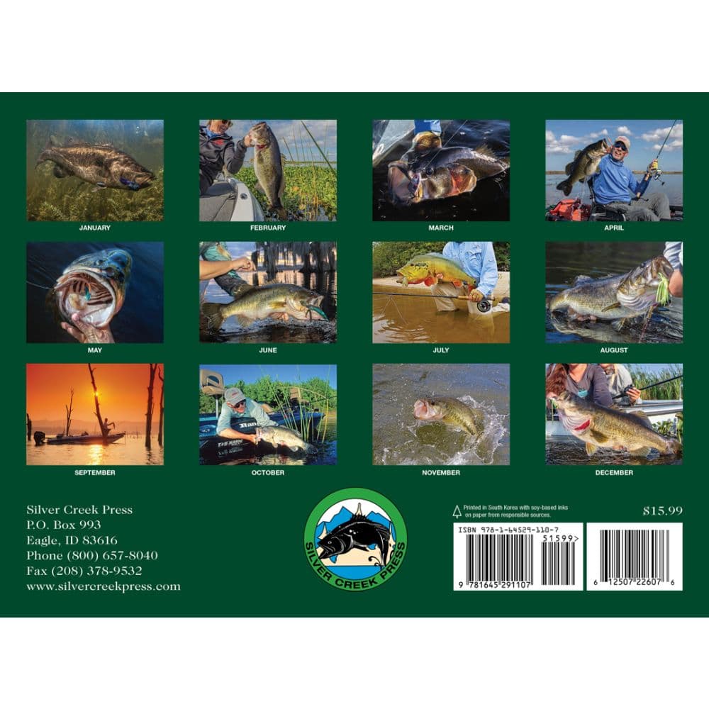 Bass 2026 Wall Calendar First Alternate Image