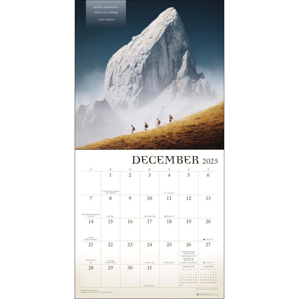 Wanderlust 2025 Wall Calendar