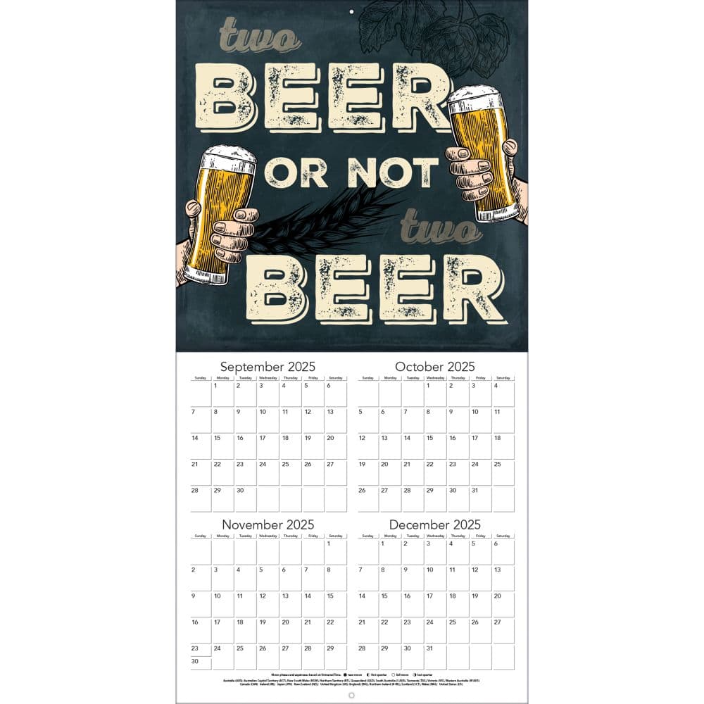 Beer Photo 2026 Wall Calendar_ALT2