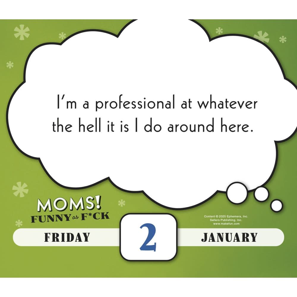 Moms Funny as Fck 2026 Desk Calendar Third Alternate Image