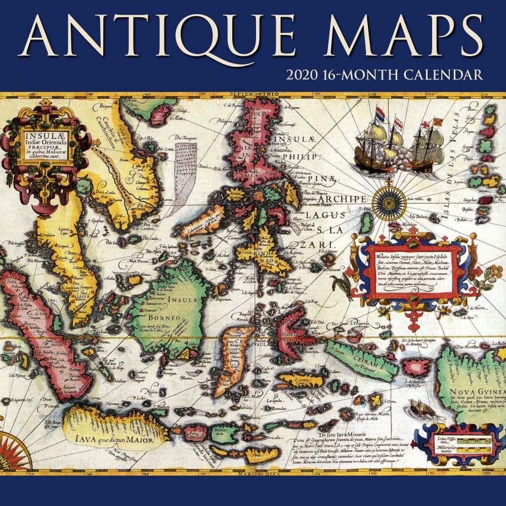 Antique Maps Wall Calendar