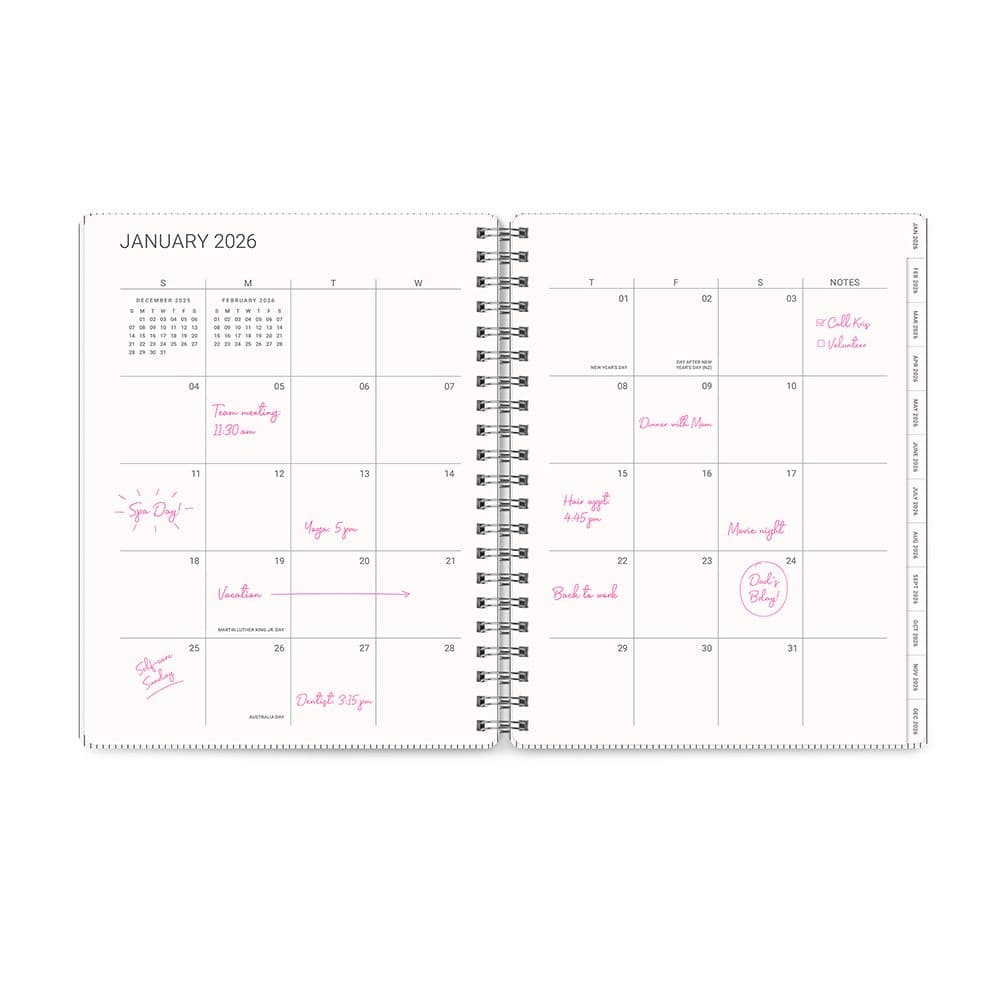 Midnight Black Baxter 2026 Planner Fifth  Alternate Image