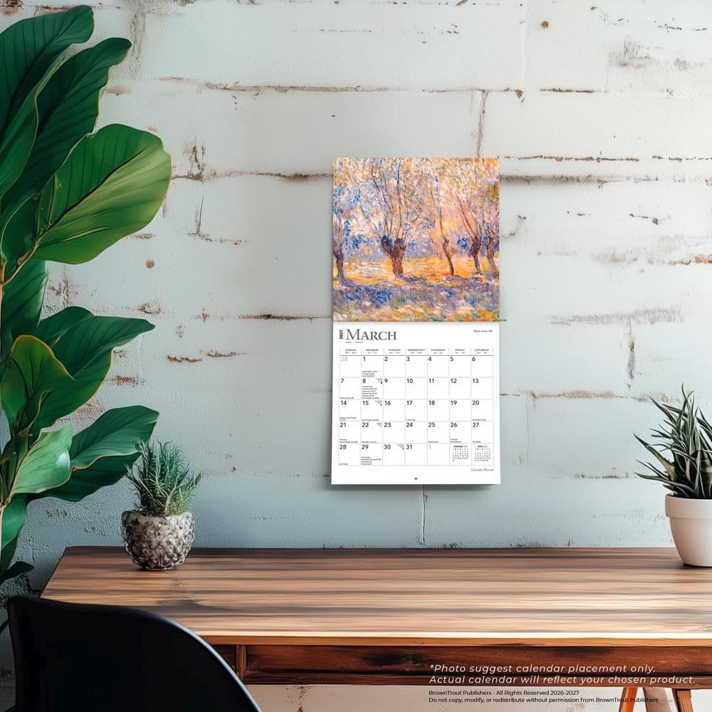 Monet 2027 Mini Wall Calendar Fourth Alternate Image