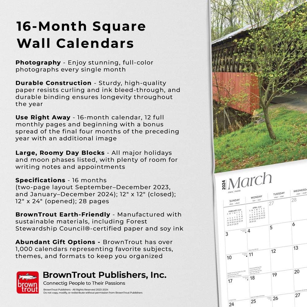 Southern Places 2024 Wall Calendar Fourth Alternate  Image width=&quot;1000&quot; height=&quot;1000&quot;