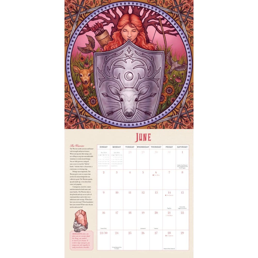 Wild Wisdom 2024 Wall Calendar