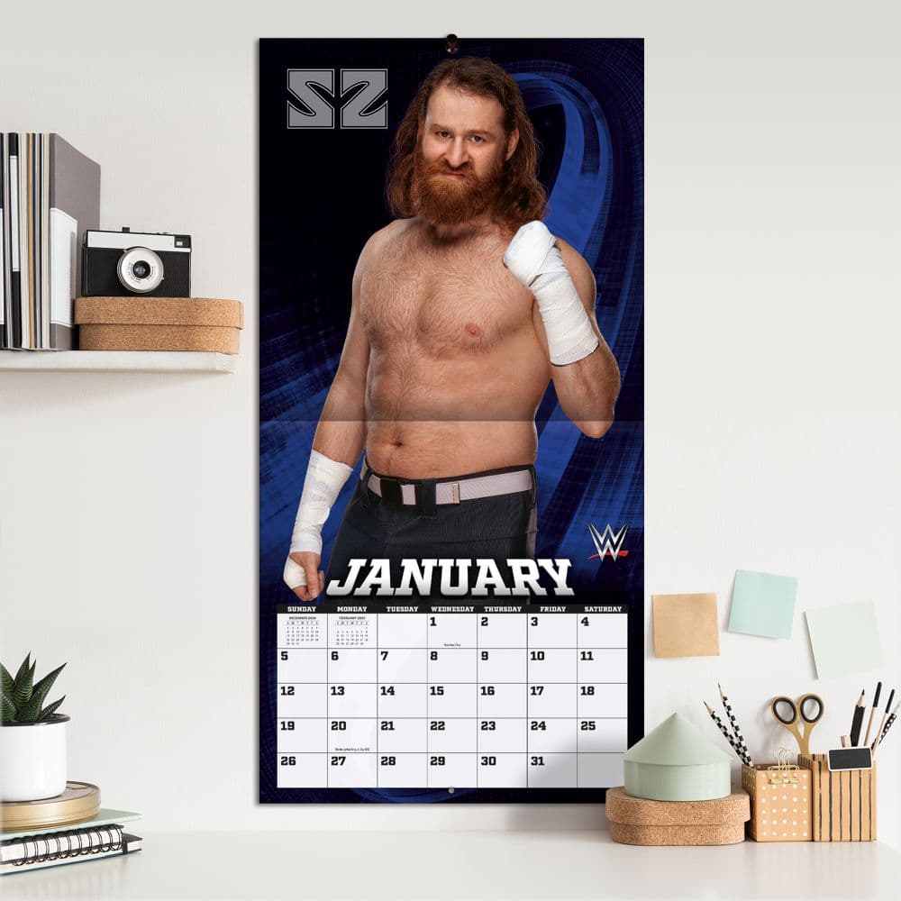 WWE Superstars 2025 Wall Calendar Fourth Alternate Image