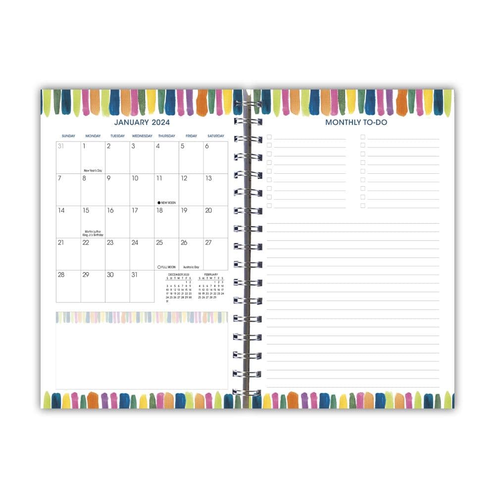 Painted Brushstrokes 2024 Planner Third Alternate Image width=&quot;1000&quot; height=&quot;1000&quot;