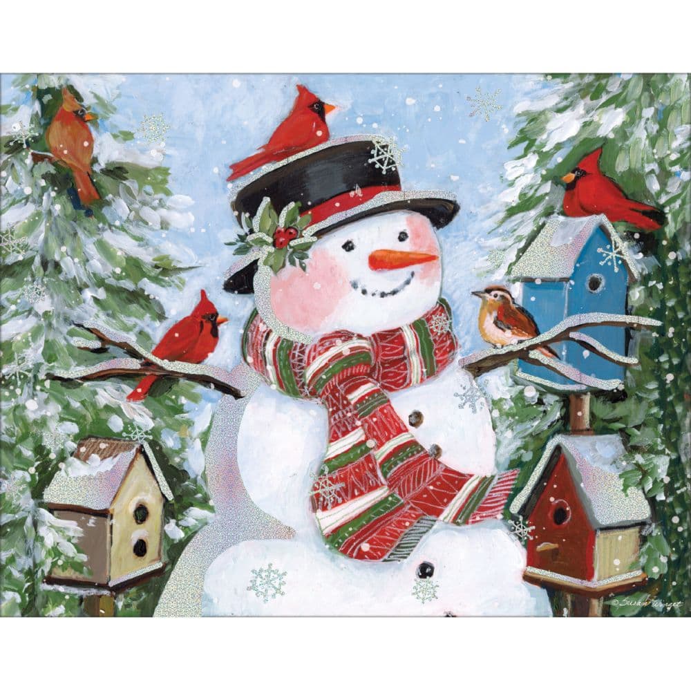 Frosty Greetings Assorted Boxed Christmas Cards Second Alternate Image
