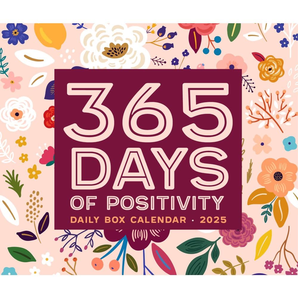 365 Days of Positivity 2025 Desk Calendar