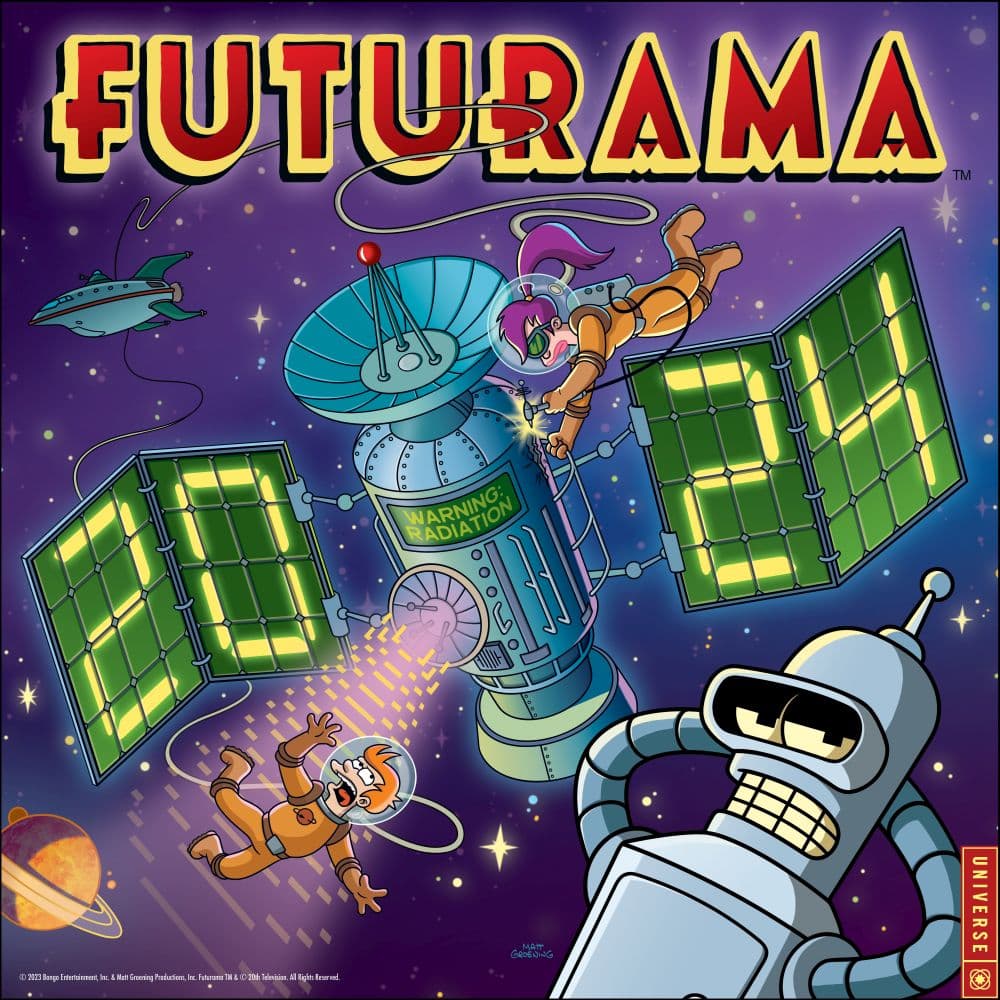 Futurama 2025 Wall Calendar