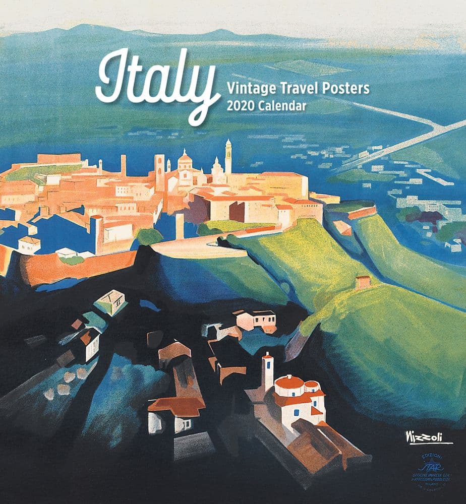 Italy Vintage Travel Wall Calendar