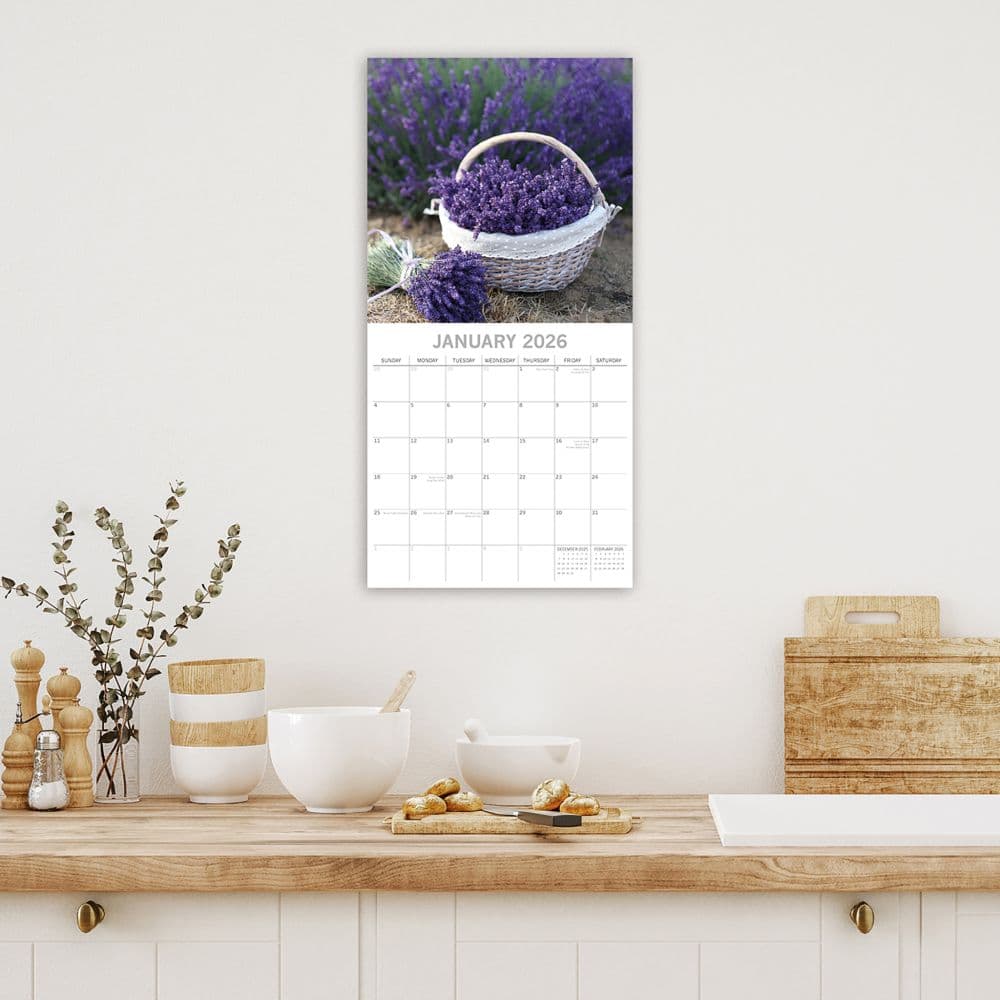 Lavender 2026 Wall Calendar Second Alternate Image