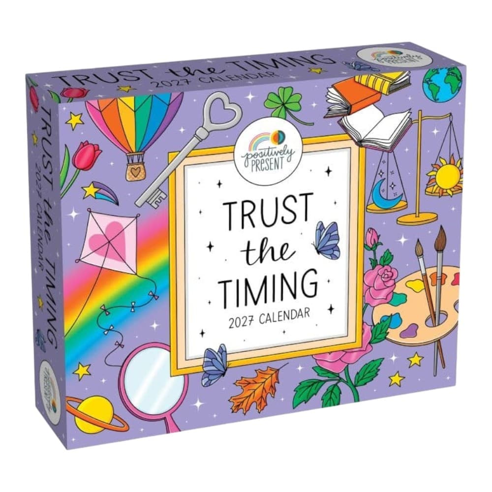 image Positively Present 2027 Desk Calendar Main Product Image
