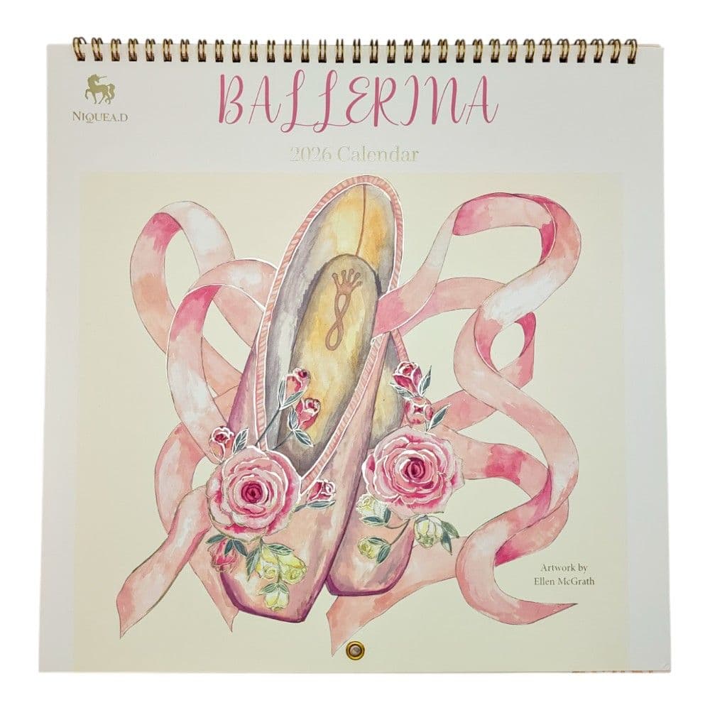 Ballerina 2026 Spiral Wall Calendar Main Product Image