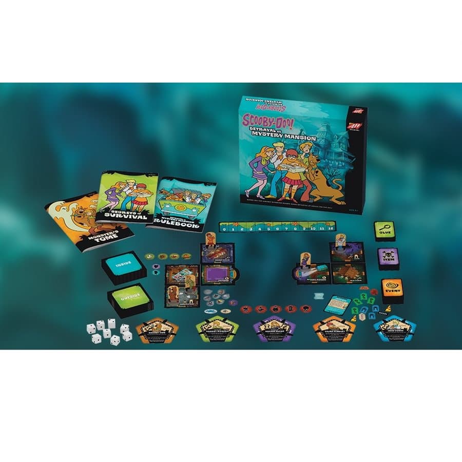 Scooby-Doo Betrayal at Mystery Mansion Board Game alternate 2