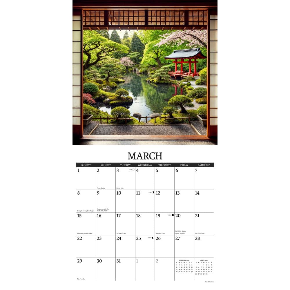 Scenic Views 2026 Weekly Wall Calendar Second Alternate Image