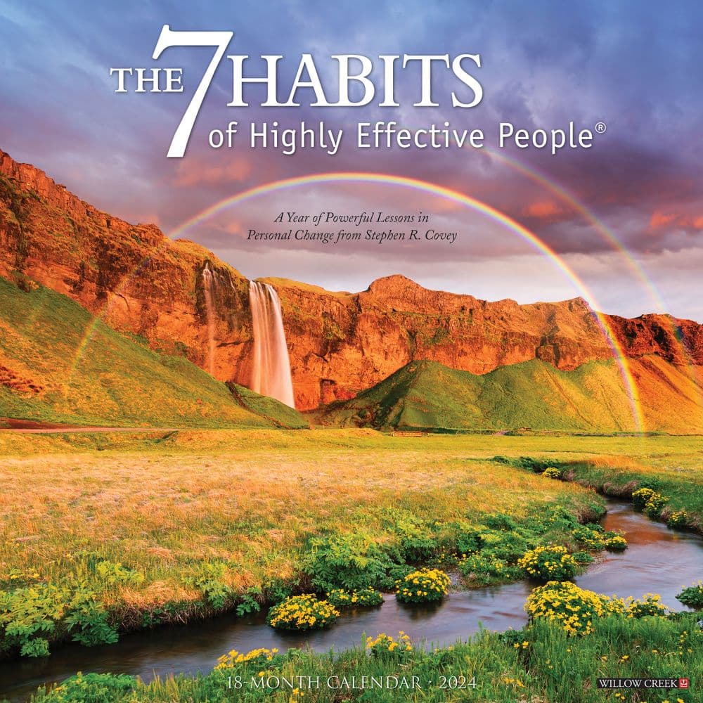 7 Habits Franklin Covey 2024 Wall Calendar