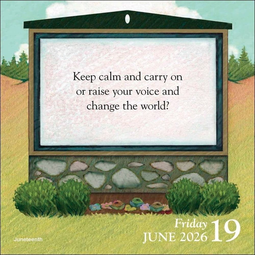 Church Signs 2026 Desk Calendar Second Alternate Image