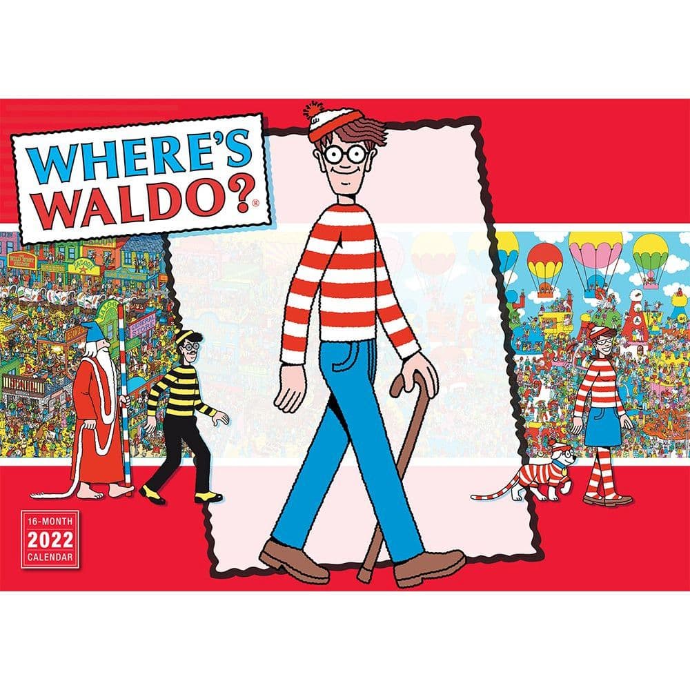 Wheres Waldo 2022 Wall Calendar - Calendars.com