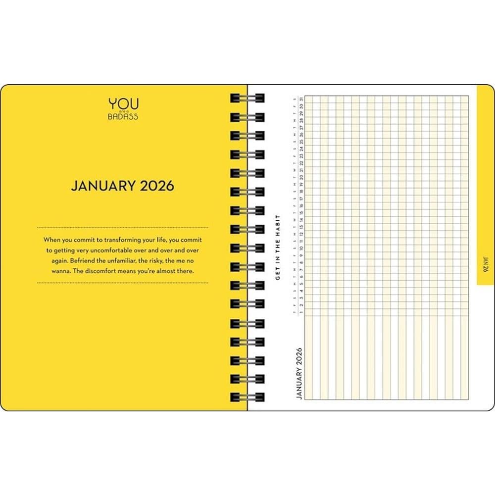 You Are a Badass 2026 Planner Seventh Alternate Image