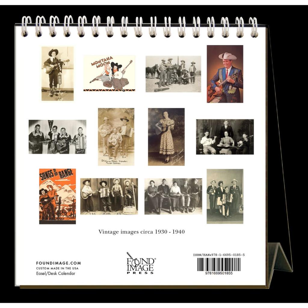 Country Music Nostalgic 2024 Easel Desk Calendar First Alternate Image width=&quot;1000&quot; height=&quot;1000&quot;