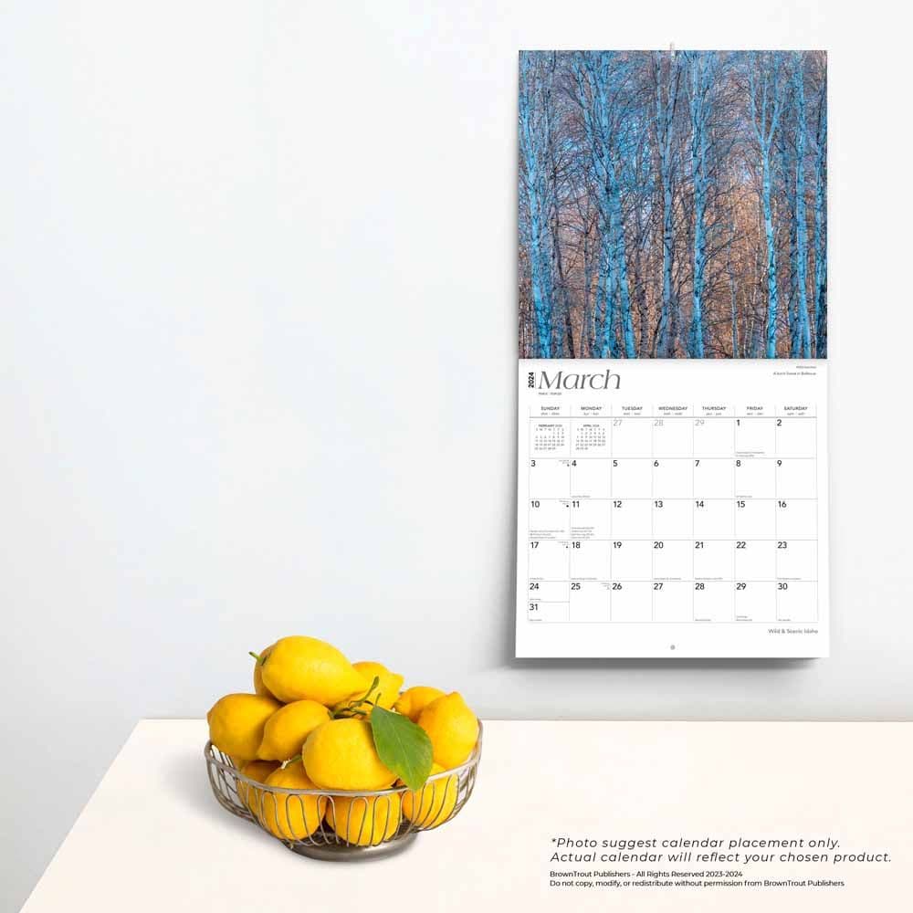 Idaho Wild and Scenic 2024 Wall Calendar